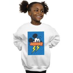 Disney - Sweat 90S - Fille (Blanc)
