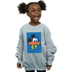 Disney - Sweat 90S - Fille (Gris chiné)
