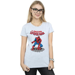 Marvel - T-shirt THE AMAZING SPIDER-MAN - Femme (Gris chiné)
