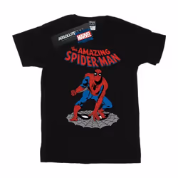 Marvel - T-shirt THE AMAZING SPIDER-MAN - Femme (Noir)