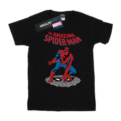 Marvel - T-shirt THE AMAZING SPIDER-MAN - Femme (Noir)