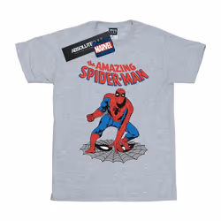 Marvel - T-shirt THE AMAZING SPIDER-MAN - Femme (Gris chiné)