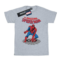 Marvel - T-shirt THE AMAZING SPIDER-MAN - Femme (Gris chiné)