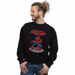 Marvel - Sweat THE AMAZING SPIDER-MAN - Homme (Noir)
