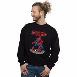 Marvel - Sweat THE AMAZING SPIDER-MAN - Homme (Noir)