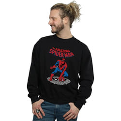 Marvel - Sweat THE AMAZING SPIDER-MAN - Homme (Noir)