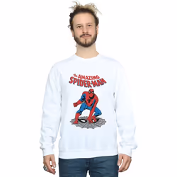 Marvel - Sweat THE AMAZING SPIDER-MAN - Homme (Blanc)