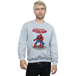 Marvel - Sweat THE AMAZING SPIDER-MAN - Homme (Gris chiné)