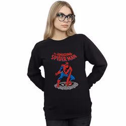 Marvel - Sweat THE AMAZING SPIDER-MAN - Femme (Noir)
