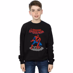 Marvel - Sweat THE AMAZING SPIDER-MAN - Garçon (Noir)