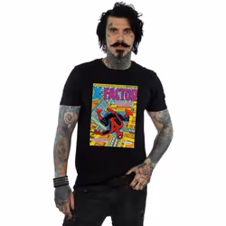 Marvel - T-shirt FACTOR - Homme (Noir)