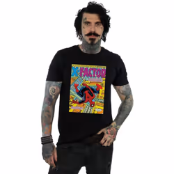 Marvel - T-shirt FACTOR - Homme (Noir)