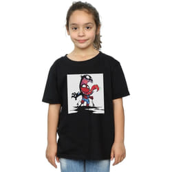 Marvel - T-shirt - Fille (Noir)