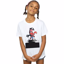 Marvel - T-shirt - Fille (Blanc)