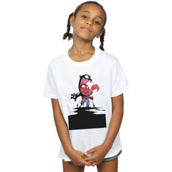 Marvel - T-shirt - Fille (Blanc)