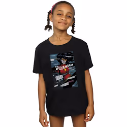 Marvel - T-shirt - Fille (Noir)