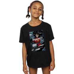 Marvel - T-shirt - Fille (Noir)