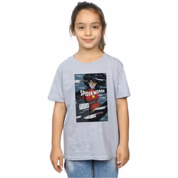 Marvel - T-shirt - Fille (Gris chiné)