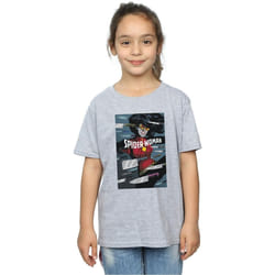 Marvel - T-shirt - Fille (Gris chiné)