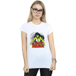 Marvel - T-shirt THE SAVAGE - Femme (Blanc)