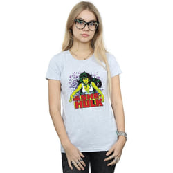 Marvel - T-shirt THE SAVAGE - Femme (Gris chiné)