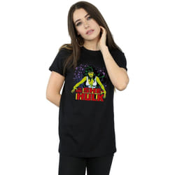 Marvel - T-shirt THE SAVAGE - Femme (Noir)