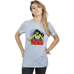 Marvel - T-shirt THE SAVAGE - Femme (Gris chiné)