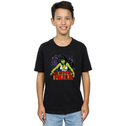 Marvel - T-shirt THE SAVAGE - Garçon (Noir)