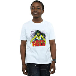 Marvel - T-shirt THE SAVAGE - Garçon (Blanc)
