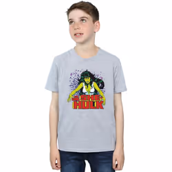 Marvel - T-shirt THE SAVAGE - Garçon (Gris chiné)