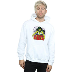 Marvel - Sweat à capuche THE SAVAGE - Homme (Blanc)