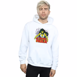 Marvel - Sweat à capuche THE SAVAGE - Homme (Blanc)