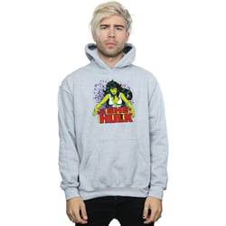 Marvel - Sweat à capuche THE SAVAGE - Homme (Gris chiné)