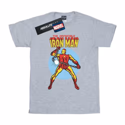 Marvel - T-shirt THE INVINCIBLE - Homme (Gris chiné)