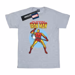 Marvel - T-shirt THE INVINCIBLE - Homme (Gris chiné)