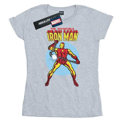 Marvel - T-shirt THE INVINCIBLE - Femme (Gris chiné)