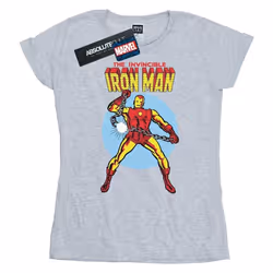 Marvel - T-shirt THE INVINCIBLE - Femme (Gris chiné)