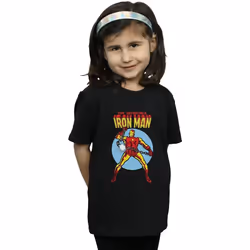 Marvel - T-shirt THE INVINCIBLE - Fille (Noir)