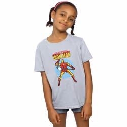 Marvel - T-shirt THE INVINCIBLE - Fille (Gris chiné)