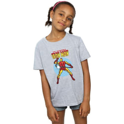 Marvel - T-shirt THE INVINCIBLE - Fille (Gris chiné)