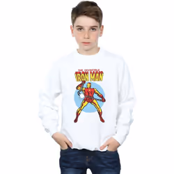 Marvel - Sweat THE INVINCIBLE - Garçon (Blanc)