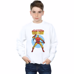 Marvel - Sweat THE INVINCIBLE - Garçon (Blanc)