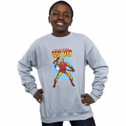 Marvel - Sweat THE INVINCIBLE - Garçon (Gris chiné)