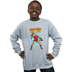 Marvel - Sweat THE INVINCIBLE - Garçon (Gris chiné)