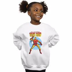 Marvel - Sweat THE INVINCIBLE - Fille (Blanc)