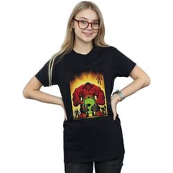 Marvel - T-shirt WHO IS THE - Femme (Noir)
