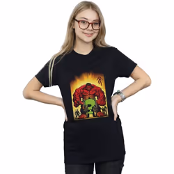 Marvel - T-shirt WHO IS THE - Femme (Noir)