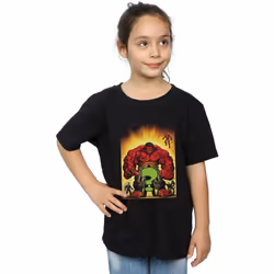 Marvel - T-shirt WHO IS THE - Fille (Noir)