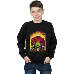 Marvel - Sweat WHO IS THE - Garçon (Noir)