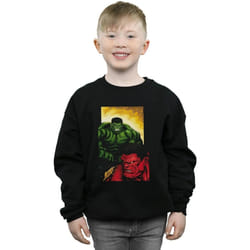 Marvel - Sweat RED VS GREEN - Garçon (Noir)